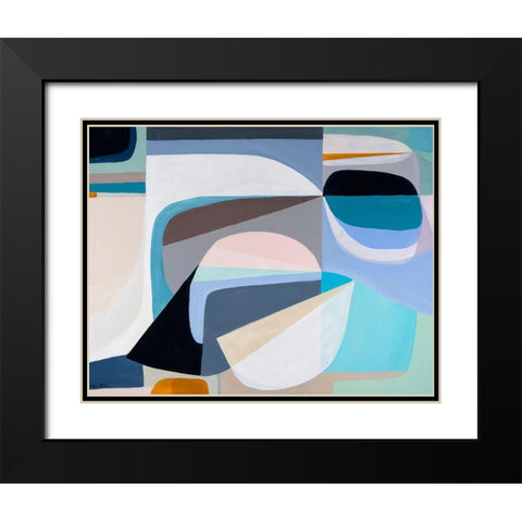 Drift Black Modern Wood Framed Art Print with Double Matting by Griese, Marion