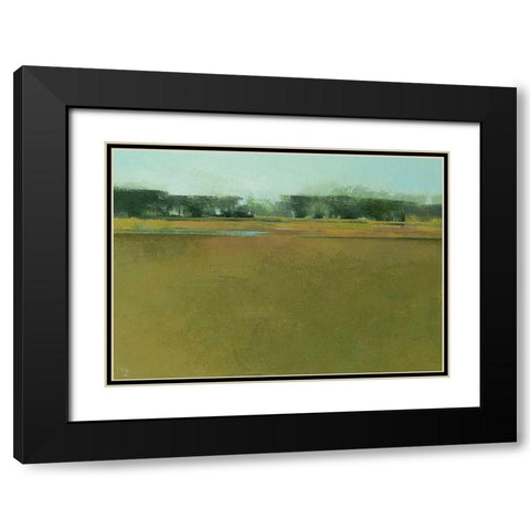 La Cienega Black Modern Wood Framed Art Print with Double Matting by Hargreaves, Greg