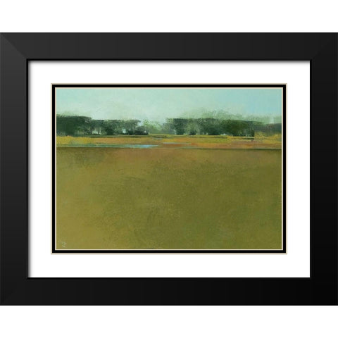 La Cienega Black Modern Wood Framed Art Print with Double Matting by Hargreaves, Greg