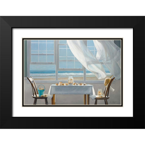 The Shell Collectors Black Modern Wood Framed Art Print with Double Matting by Hollingsworth, Karen