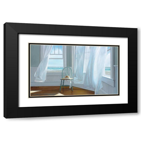 Intention Black Modern Wood Framed Art Print with Double Matting by Hollingsworth, Karen
