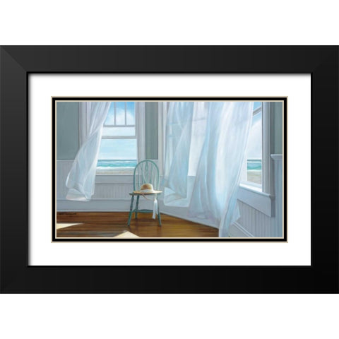 Intention Black Modern Wood Framed Art Print with Double Matting by Hollingsworth, Karen
