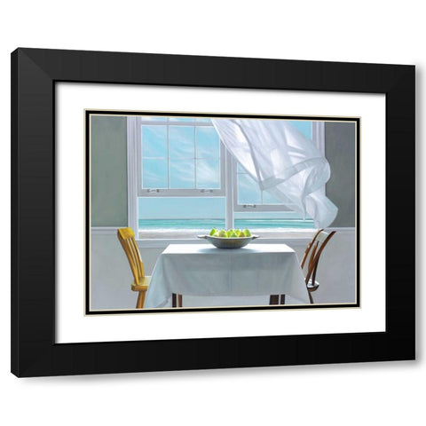 Meditation Black Modern Wood Framed Art Print with Double Matting by Hollingsworth, Karen