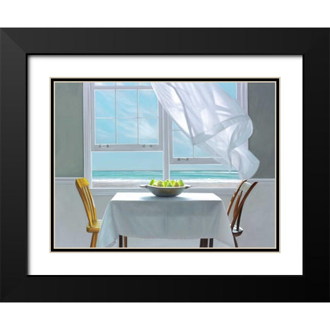 Meditation Black Modern Wood Framed Art Print with Double Matting by Hollingsworth, Karen