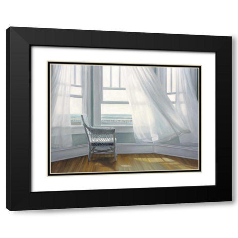 Waiting to Fly Black Modern Wood Framed Art Print with Double Matting by Hollingsworth, Karen