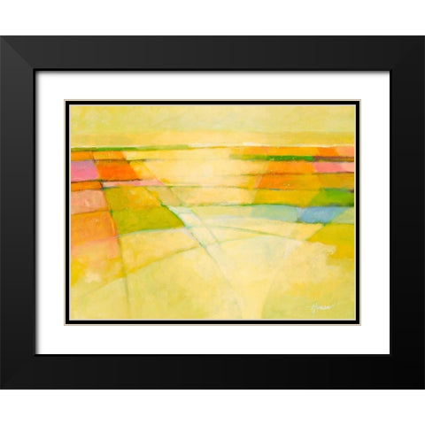 Through the Mist Black Modern Wood Framed Art Print with Double Matting by Hines