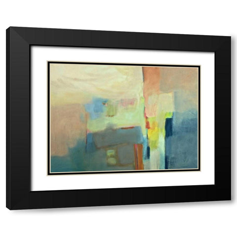 Homage II Black Modern Wood Framed Art Print with Double Matting by Hassler, Pam
