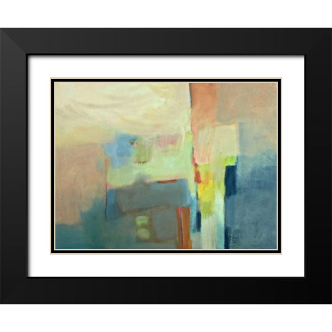Homage II Black Modern Wood Framed Art Print with Double Matting by Hassler, Pam