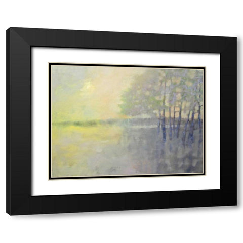 Spring Flood Black Modern Wood Framed Art Print with Double Matting by Hassler, Pam