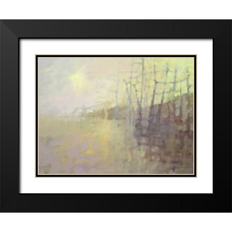 SunÃ¢â‚¬â„¢s Warmth Black Modern Wood Framed Art Print with Double Matting by Hassler, Pam