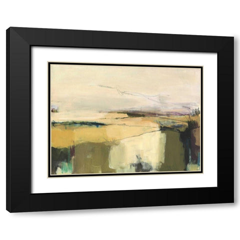 Midcoast 1 Black Modern Wood Framed Art Print with Double Matting by Hawkins, Amanda K.