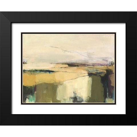 Midcoast 1 Black Modern Wood Framed Art Print with Double Matting by Hawkins, Amanda K.
