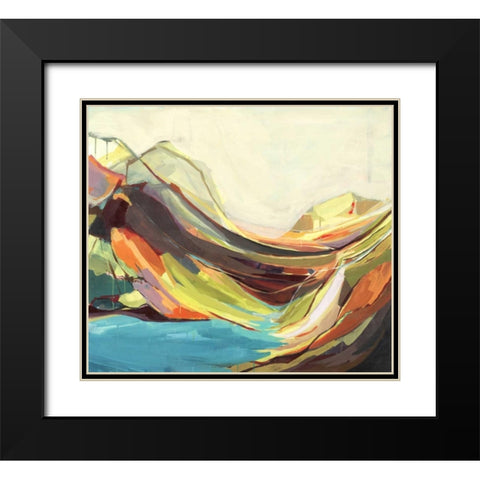 Mount Desert Isle Black Modern Wood Framed Art Print with Double Matting by Hawkins, Amanda K.