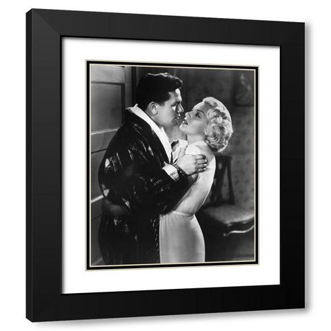 Lana Turner 1946 The Postman Always Rings Twice A Black Modern Wood Framed Art Print with Double Matting by Unknown