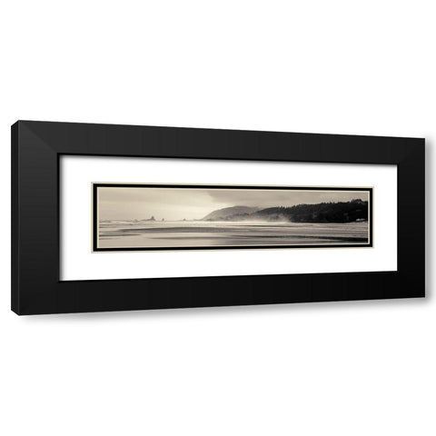 Cannon Beach No. 7 Black Modern Wood Framed Art Print with Double Matting by Horsfall, Gary