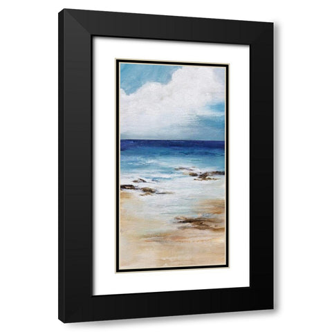 Salt Air Black Modern Wood Framed Art Print with Double Matting by Hale, Karen