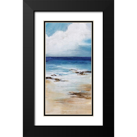 Salt Air Black Modern Wood Framed Art Print with Double Matting by Hale, Karen