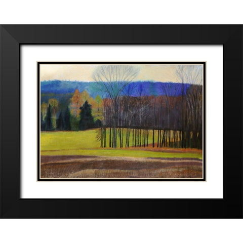 Charlevoix County Black Modern Wood Framed Art Print with Double Matting by Hendrick, Cathe