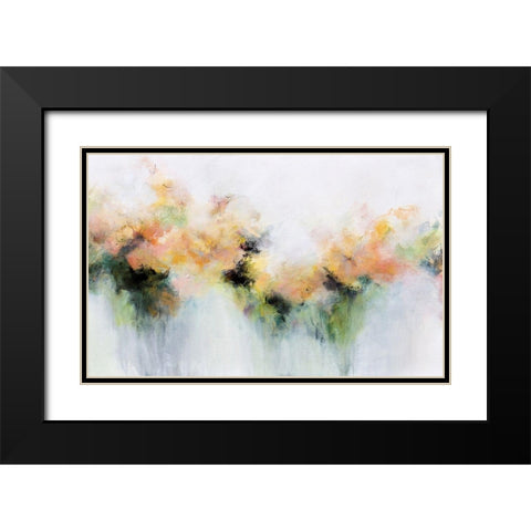 Warm Light Black Modern Wood Framed Art Print with Double Matting by Hale, Karen