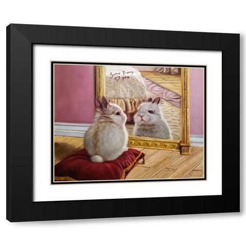 Youâ€™re Loved Black Modern Wood Framed Art Print with Double Matting by Heffernan, Lucia