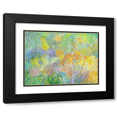 Wrights Woods No. 3 Black Modern Wood Framed Art Print with Double Matting by Heller, Marsha