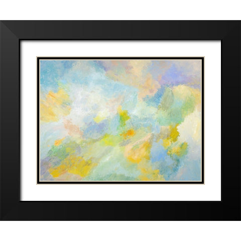 Sky Light Black Modern Wood Framed Art Print with Double Matting by Heller, Marsha