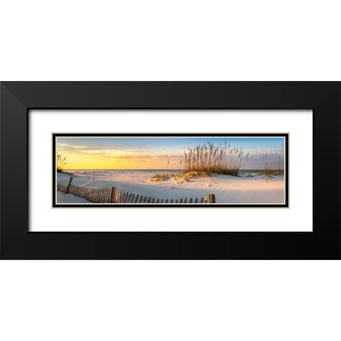 Pensacola Beach Sunrise Black Modern Wood Framed Art Print with Double Matting by Herrera, H.J.