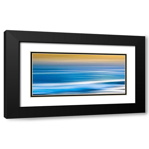 Monterey Sunrise Black Modern Wood Framed Art Print with Double Matting by Hile, Scott