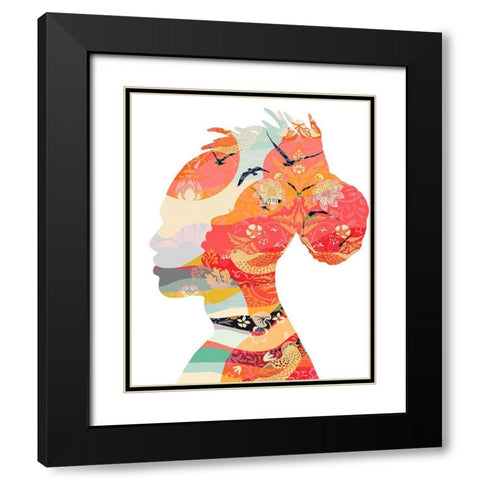 Two Black Modern Wood Framed Art Print with Double Matting by Horvat, Ioana