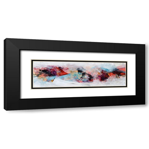 Time Span Black Modern Wood Framed Art Print with Double Matting by Hale, Karen