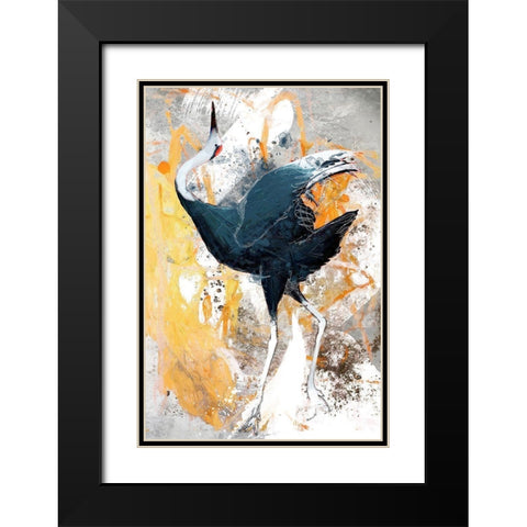 Rites of Spring Black Modern Wood Framed Art Print with Double Matting by Hastings, Porter