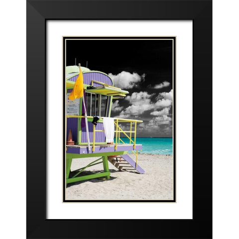 A Day at the Office 2 Black Modern Wood Framed Art Print with Double Matting by Henderson, Scott