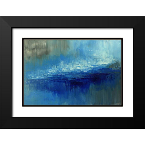 Lost Paradise Black Modern Wood Framed Art Print with Double Matting by Iliina, Tatiana