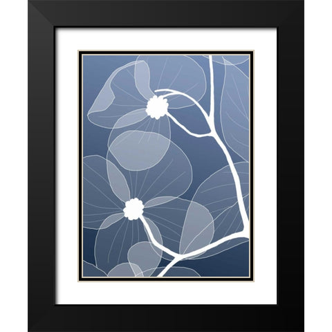IN246_2 Black Modern Wood Framed Art Print with Double Matting by GraphINC Studio