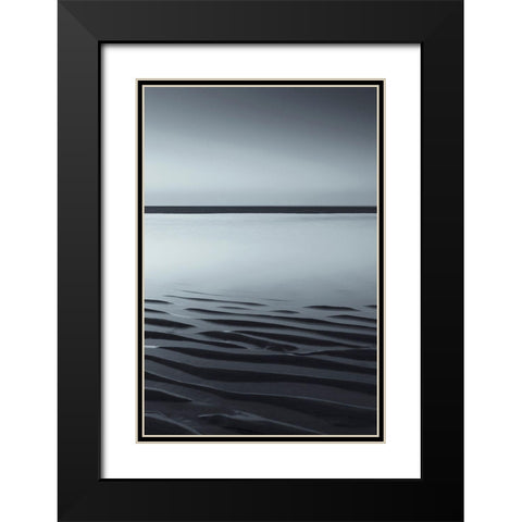 Low Tide Black Modern Wood Framed Art Print with Double Matting by Incado