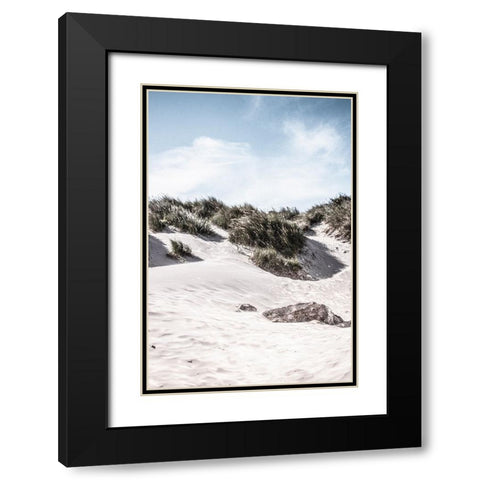 Coastal IV Black Modern Wood Framed Art Print with Double Matting by Incado