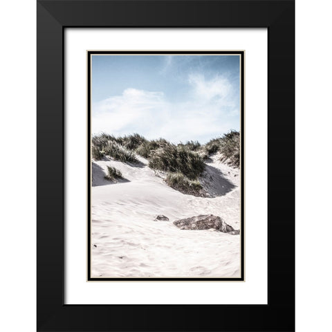 Coastal IV Black Modern Wood Framed Art Print with Double Matting by Incado