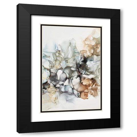 Cosmos I Black Modern Wood Framed Art Print with Double Matting by Incado