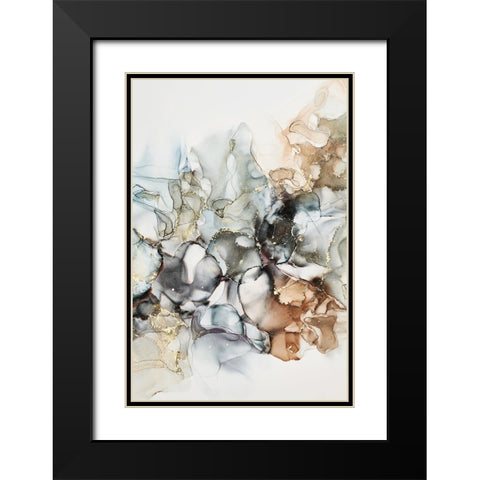 Cosmos I Black Modern Wood Framed Art Print with Double Matting by Incado