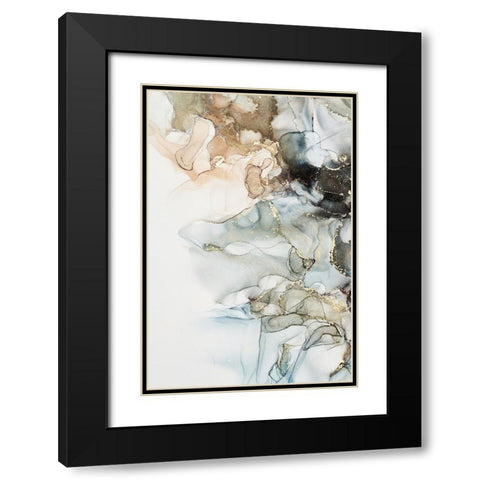 Cosmos II Black Modern Wood Framed Art Print with Double Matting by Incado