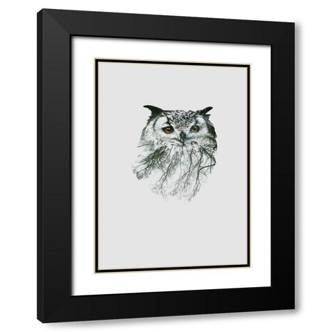 Eye of the Forest II Black Modern Wood Framed Art Print with Double Matting by Clean Nature