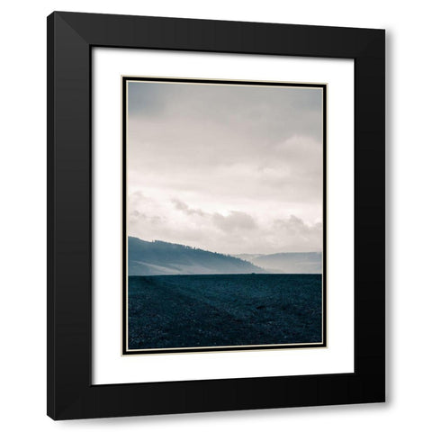 Blue Mountains VI Black Modern Wood Framed Art Print with Double Matting by PhotoINC Studio