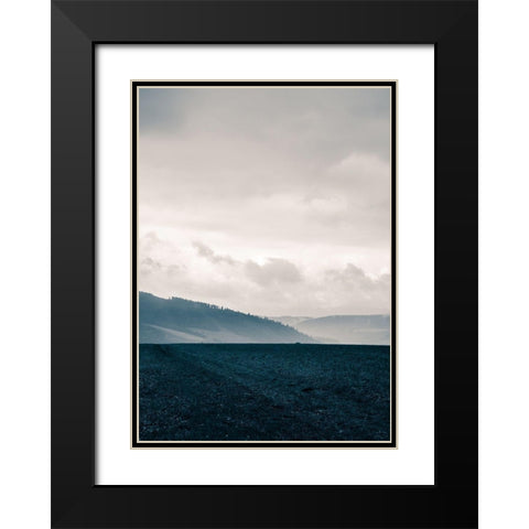 Blue Mountains VI Black Modern Wood Framed Art Print with Double Matting by PhotoINC Studio