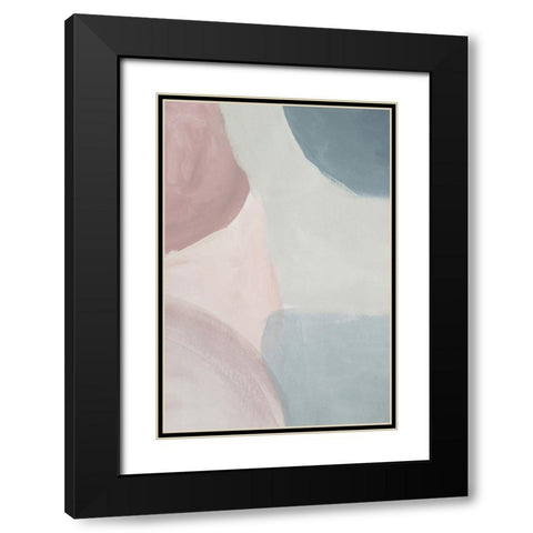 Pink Pleasure Black Modern Wood Framed Art Print with Double Matting by Incado