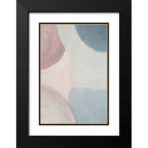 Pink Pleasure Black Modern Wood Framed Art Print with Double Matting by Incado