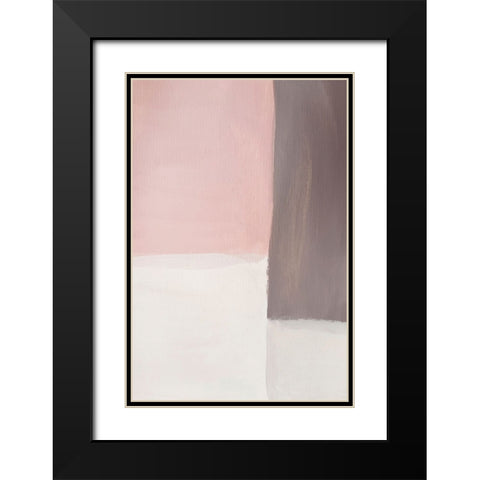 Pink Pleasure II Black Modern Wood Framed Art Print with Double Matting by Incado