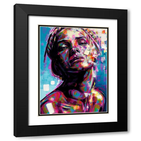 Whatever You Like Black Modern Wood Framed Art Print with Double Matting by Grey, James