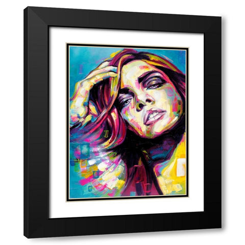 Laundry Black Modern Wood Framed Art Print with Double Matting by Grey, James