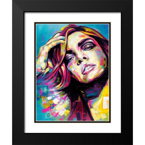 Laundry Black Modern Wood Framed Art Print with Double Matting by Grey, James