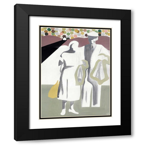 The Journey Black Modern Wood Framed Art Print with Double Matting by Olesen, Nicolai Kubel